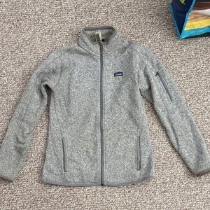 Patagonia Heather Gray Fleece Jacket